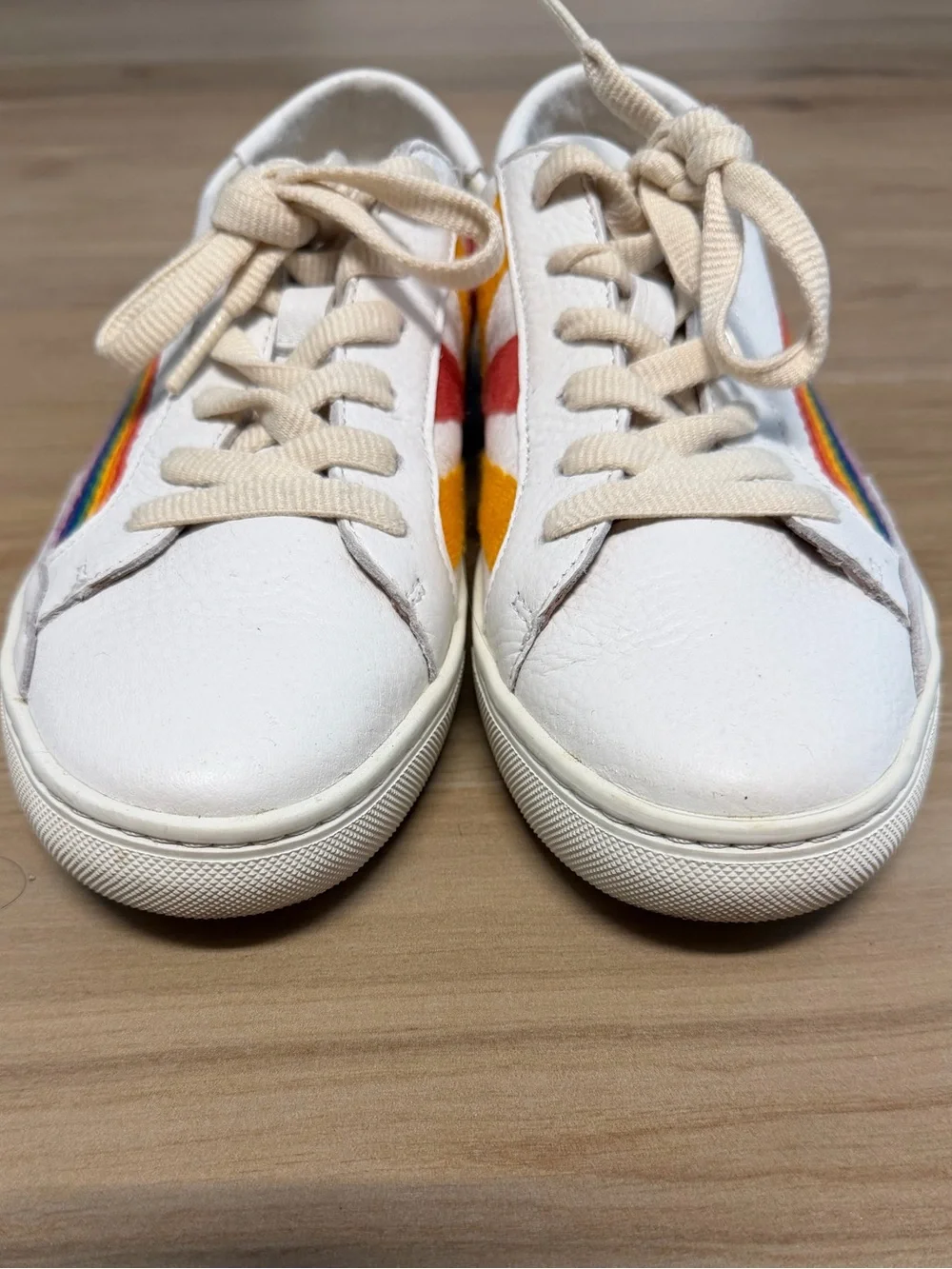 Soludos white leather